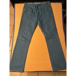 Ring of Fire Mens Jeans Slim Fit Straight Leg  Light Blue Size 31x30 100% Cotton